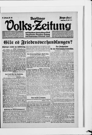 Berliner Volkszeitung vom 20.03.1919