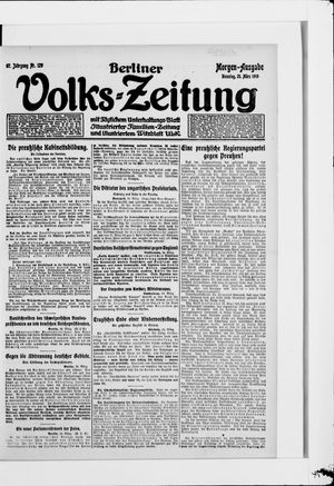Berliner Volkszeitung on Mar 25, 1919