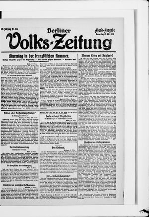 Berliner Volkszeitung vom 27.03.1919