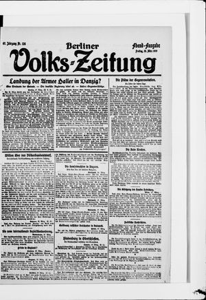 Berliner Volkszeitung vom 28.03.1919