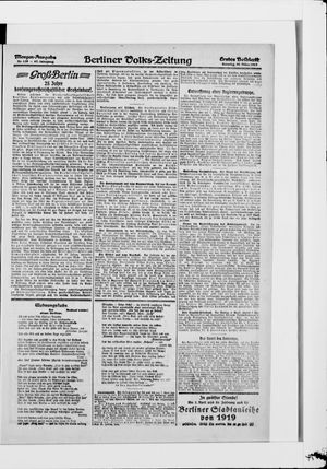 Berliner Volkszeitung on Mar 30, 1919