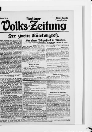 Berliner Volkszeitung vom 08.04.1919