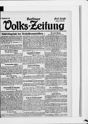 Berliner Volkszeitung on Apr 11, 1919