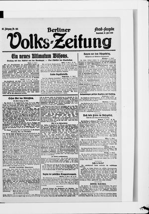 Berliner Volkszeitung vom 12.04.1919