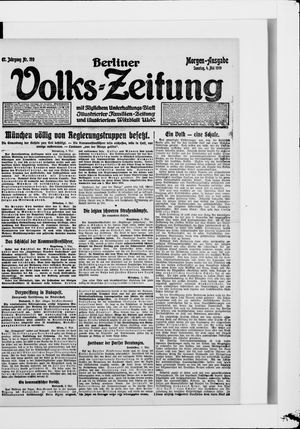 Berliner Volkszeitung on May 4, 1919