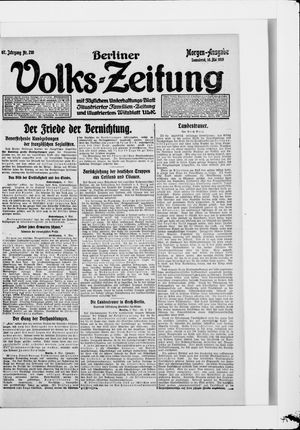 Berliner Volkszeitung vom 10.05.1919