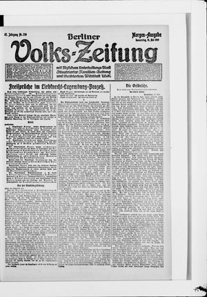 Berliner Volkszeitung on May 15, 1919