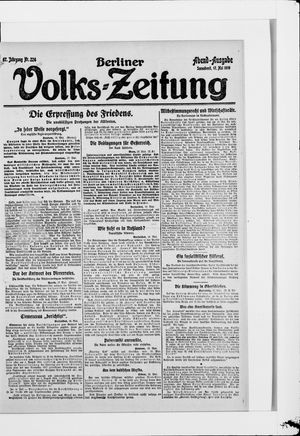 Berliner Volkszeitung vom 17.05.1919