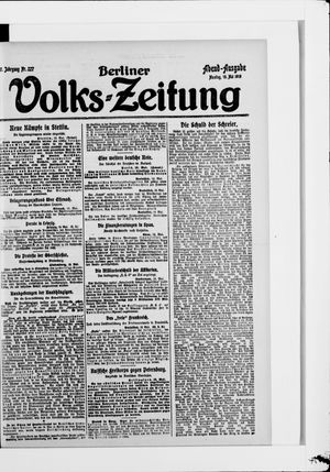 Berliner Volkszeitung vom 19.05.1919