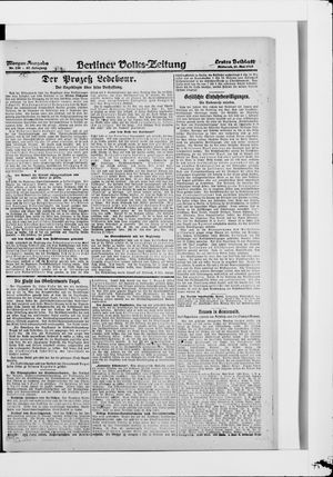 Berliner Volkszeitung on May 21, 1919
