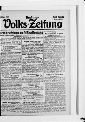 Berliner Volkszeitung vom 21.05.1919
