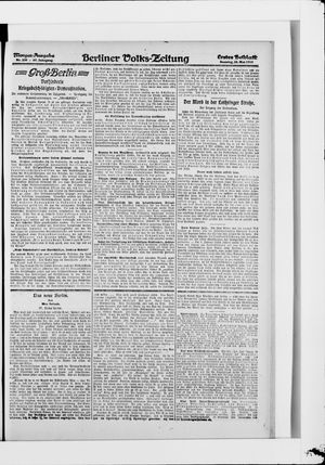Berliner Volkszeitung vom 25.05.1919