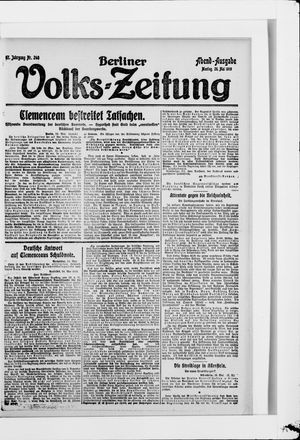 Berliner Volkszeitung vom 26.05.1919
