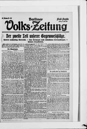 Berliner Volkszeitung on May 30, 1919