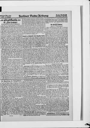 Berliner Volkszeitung vom 12.06.1919
