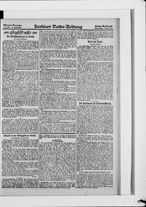 Berliner Volkszeitung vom 19.06.1919