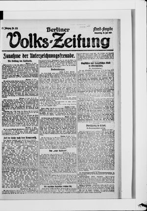Berliner Volkszeitung vom 19.06.1919