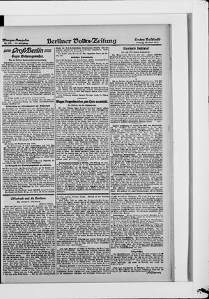 Berliner Volkszeitung vom 20.06.1919