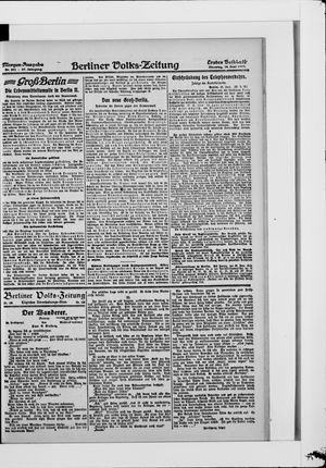 Berliner Volkszeitung vom 24.06.1919