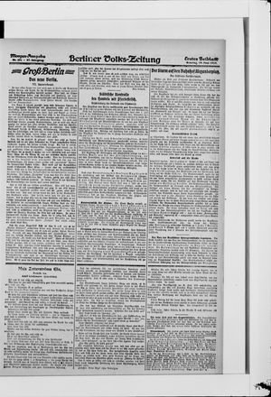 Berliner Volkszeitung vom 29.06.1919