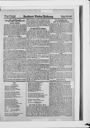Berliner Volkszeitung vom 01.07.1919