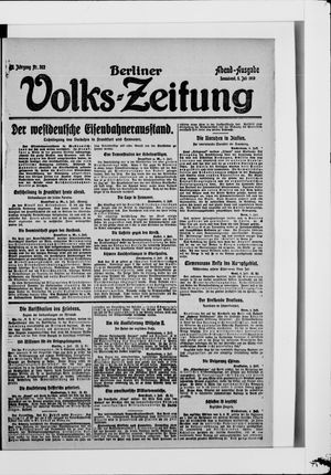 Berliner Volkszeitung on Jul 5, 1919