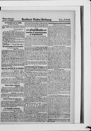 Berliner Volkszeitung vom 10.07.1919