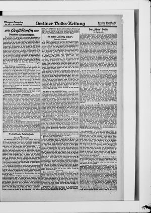 Berliner Volkszeitung on Jul 16, 1919