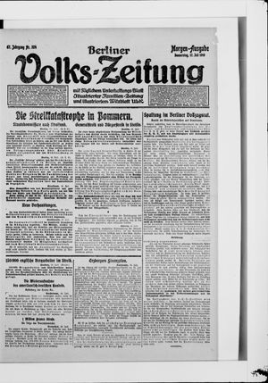 Berliner Volkszeitung vom 17.07.1919