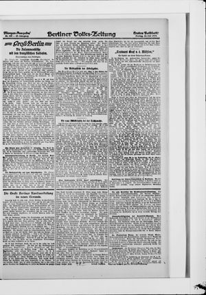 Berliner Volkszeitung vom 25.07.1919