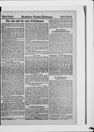Berliner Volkszeitung vom 29.07.1919