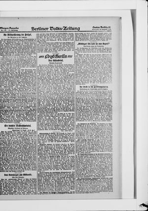 Berliner Volkszeitung vom 13.08.1919