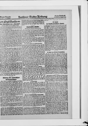 Berliner Volkszeitung vom 16.08.1919