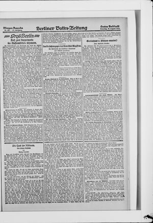 Berliner Volkszeitung vom 26.08.1919