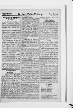 Berliner Volkszeitung vom 29.08.1919