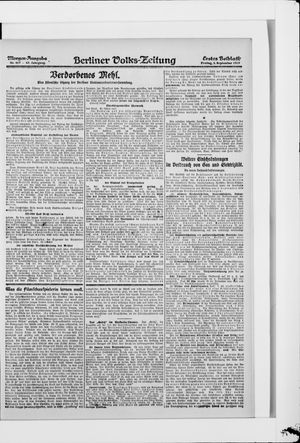 Berliner Volkszeitung vom 05.09.1919