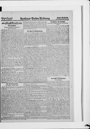 Berliner Volkszeitung vom 20.09.1919