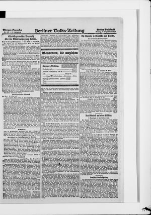 Berliner Volkszeitung vom 26.09.1919