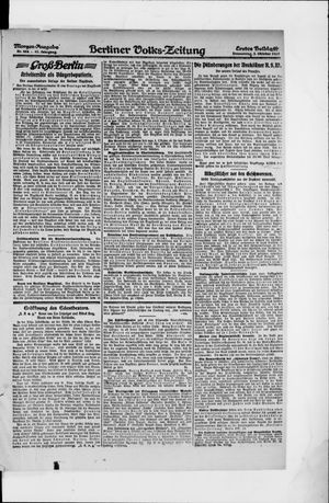 Berliner Volkszeitung on Oct 2, 1919