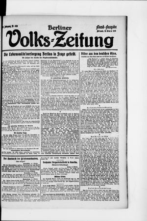 Berliner Volkszeitung vom 15.10.1919