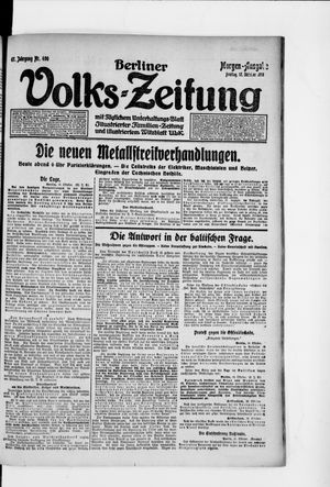 Berliner Volkszeitung vom 17.10.1919