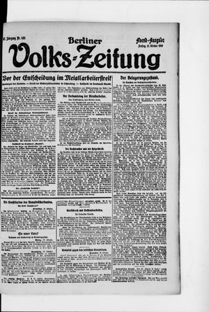 Berliner Volkszeitung vom 17.10.1919