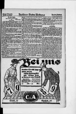 Berliner Volkszeitung vom 02.11.1919