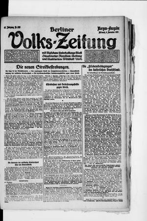 Berliner Volkszeitung vom 05.11.1919