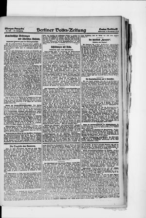 Berliner Volkszeitung vom 05.11.1919