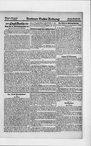 Berliner Volkszeitung vom 30.11.1919