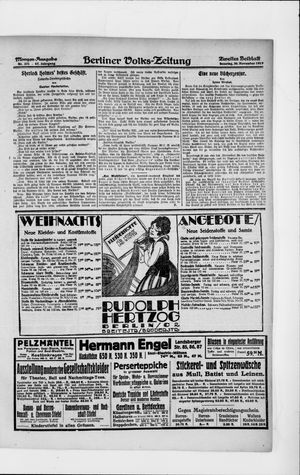 Berliner Volkszeitung vom 30.11.1919