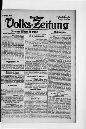 Berliner Volkszeitung vom 12.12.1919