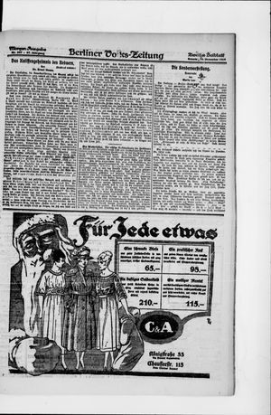 Berliner Volkszeitung vom 14.12.1919