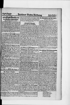 Berliner Volkszeitung vom 19.12.1919